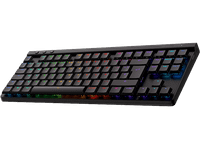 teclado gaming - logitech g g515 lightspeed tkl bluetooth usb cable rgb lightsync teclas pbt interruptores tactiles personalizable negro