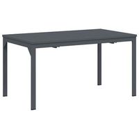 mesa de jardin  mesa de patio antracita 180 x 80 x 74 cm