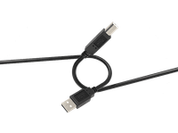 cable usb - isy iuc-1004 20 usb-a a usb-b 3m 480 mbps negro