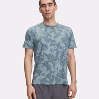under armour launch elite print camiseta de running hombres-color petroleoazul-gris