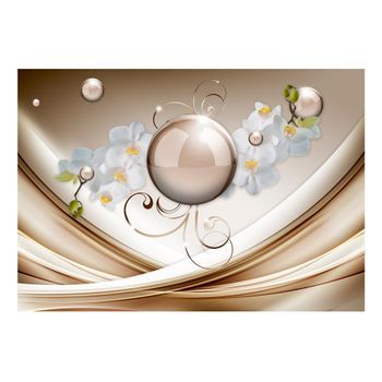 Papel Pintado 3d - Golden Abstract (250x175 Cm)