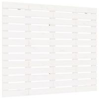 cabecero cama de pared  panel de cabecera madera maciza pino blanco 141x3x915 cm