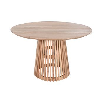 Mesa Redonda Comedor Mindi 120x120x75 Natural