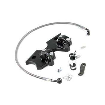 Puente de horquilla BMW S 1000 RR ABS '12-'14 kit de conversión Superbike LSL negro