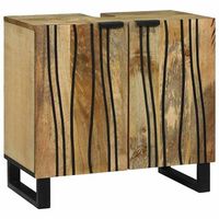 gabinete de lavabo para bano marron 62 x 33 x 58 cm vidaxl