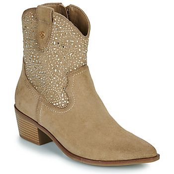 Xti Botines 144309-BEIGE para mujer