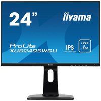 iiyama prolite xub2495wsu-b1 24 full hd ips lcd monitor - black black