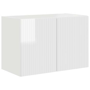 Mueble De Tv Montado En La Pared 59,5 X 31 X 40 Cm Brillante Vidaxl