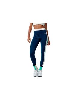 Mallas de Fitness Black Limba Synergyfit Mujer Azul Marino