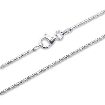 Cadena de plata 925: cadena serpiente plata 1,2mm