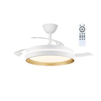 ventilador led aspas retractiles fiber cct dim 48w