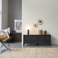 mueble para tv de pino macizo de 140 cm