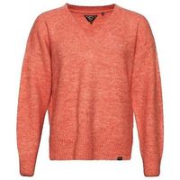 superdry jersey pull oversized a col v para mujer
