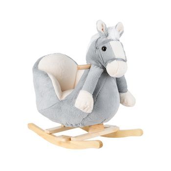 Balancín Con Asiento Y Sonido Grey Horse