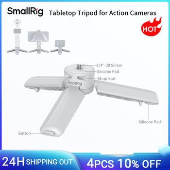 Trípode de Mesa SmallRig para Cámaras de Acción, Portátil para DJI Pocket 4/3 Action 6/5 Pro, para Insta360 con Tornillo de 1/4