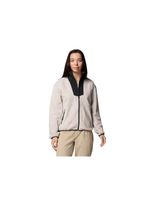 chaqueta columbia sequoia grover full zip fleece mujer marron