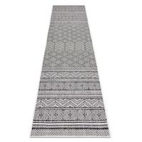 alfombra sisal sion alfombra de pasillo azteca 22168 tejido plano neg 80x250 cm