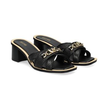 Michael Kors Sandalias Con Tacón Mujer - Negro Talla 9