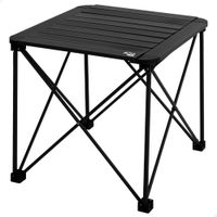 mesa plegable camping aktive desmontable antivuelco aluminio 15x12x70 cm negra