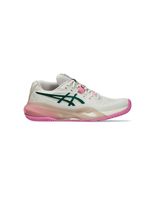 zapatillas de padel asics gel-resolution x padel mujer soft oat verde
