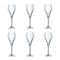 juego de 6 copas flauta cristal 16 cl