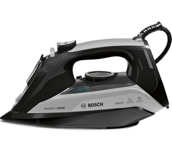 BOSCH TDA5072GB Steam Iron - Black & Grey, Black