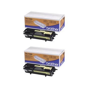 Original Multipack Brother HL-5070N Printer Toner Cartridges (2 Pack) -TN7300
