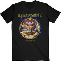 iron maiden camiseta manga larga powerslave mummy circle para mujer