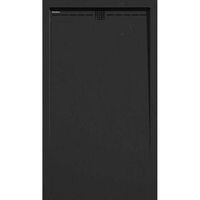 plato de ducha pizarra arco negro 80x110 cm rejilla color