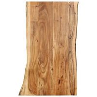 superficie de mesa de madera maciza de acacia  100x50-60x25 cm vidaxl