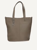caprice satchel brown made of leather without heel size 1
