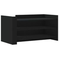 mesa de centro de madera de ingenieria negra 100x50x50 cm vidaxl