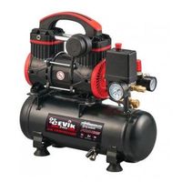 compresor silencioso sin aceite 6 l - 1 hp y 68 db para interiores - unidad