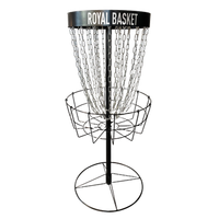 viking discs royal basket cesta de disc golf black edition