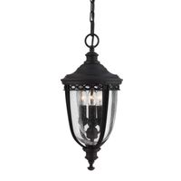 lampara colgante de exterior english bridle m 3 luces