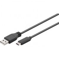 goobay cable usb 20 a usb-c 50cm negro