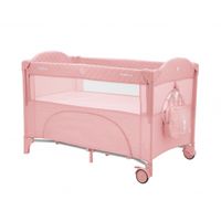 cuna de viaje 2 niveles milky way rosa 2023