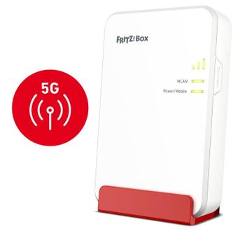 Router Fritz Box 6860 5G WiFi 6 3000Mbps Doble Banda Mesh DECT PoE+