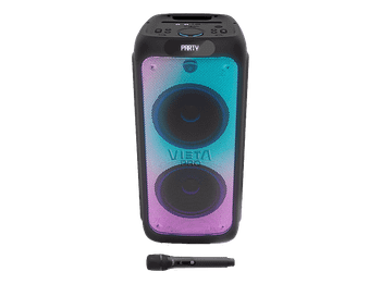 Altavoz de gran potencia - Vieta Party 220, 70 W, Con batería, Autonomía 9h, Bluetooth, Negro