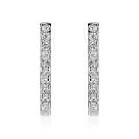 pendientes de plata 925 con circonita