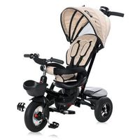 triciclo evolutivo con ruedas de goma zippy beige de lorelli
