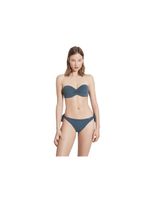 top bikini ysabel mora bandeau push-up copa b azul