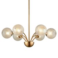 lampara de techo metal y vidrio  19 cm