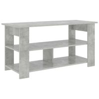soporte para tv  mueble de salon  gabinete de tv gris concreto 100 x 40 x 50 cm