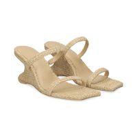 cult gaia sandalias cuna mujer - marron talla 37