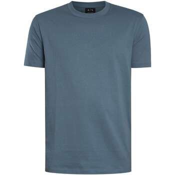 Armani Exchange Camiseta Camiseta gráfica de marca para hombre