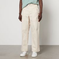 maison kitsune workwear denim straight-leg trousers - w28l32