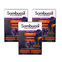 sambucol immuno forte black elderberry pastilles
