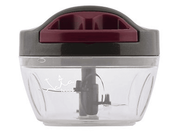 Picadora - Jata Hogar AC57, Pica y bate manual, 300 ml, Libre BPA, Gris granate