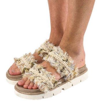 Mou Sandalias Bio Sandal Fringed Raffia para mujer